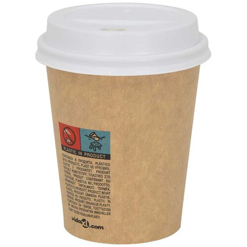  Papirnati poklopci za &amp;scaron;alice za kavu &amp;Oslash;80 mm 8oz 1000 kom Slike