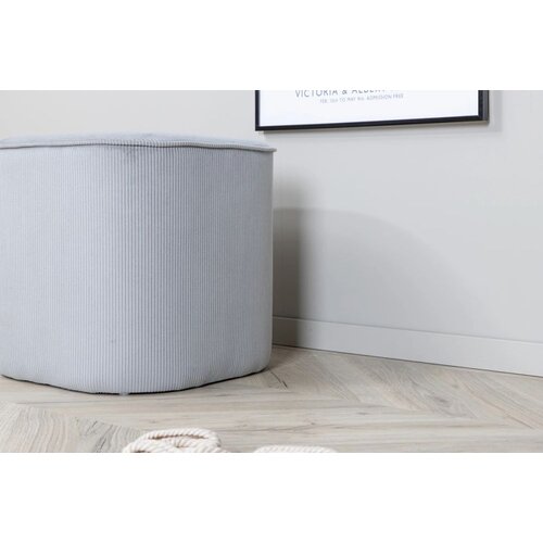 Venture Home okrugli puf Piff ⌀44 cm, siva Slike