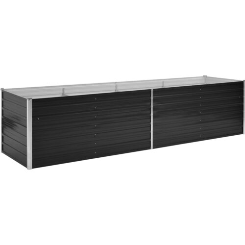 vidaXL Visoka greda antracitna 320x80x77 cm pocinkano jeklo Cene