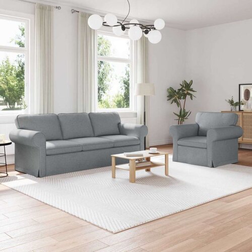 SOFA 2 pcs Svijetlo siva Metal Cijene