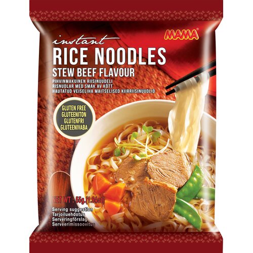 Mama Instant riževi rezanci z okusom du&amp;scaron;ene govedine - 55 g Slike