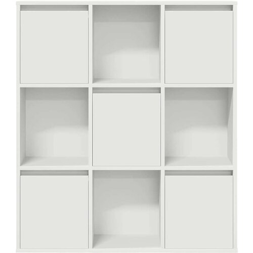 VidaXL Regal za knjige bijeli 89x24x101,5 cm od konstruiranog drva Slike