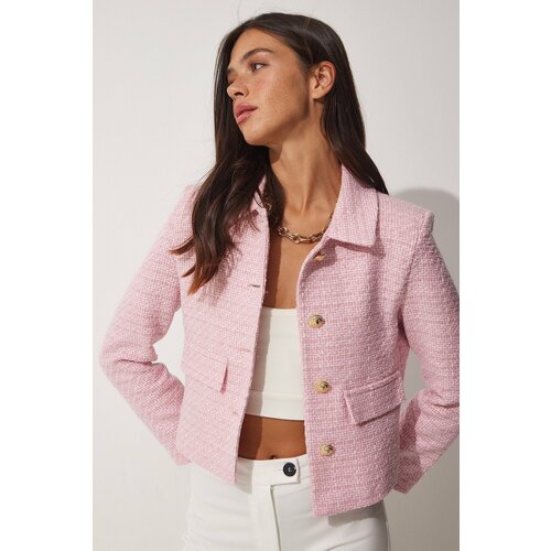 Happiness İstanbul Jacket - Pink - Regular fit Slike