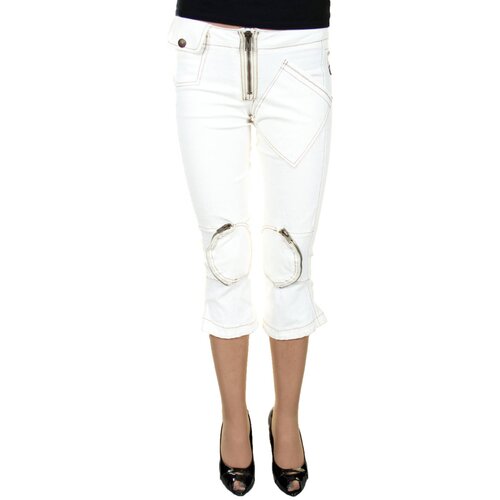 KING'S JEANS KING&#39;S JEANS WHITE WOMEN&#39;S FISH PANTS Cijene