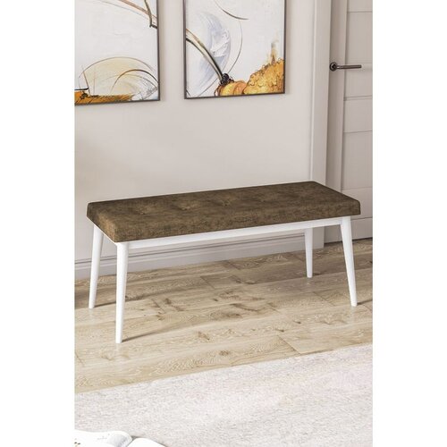 Hanah home klupa Pera Bench, 105 cm, braon / bela Cene