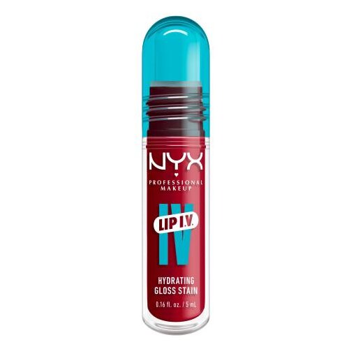NYX Professional Makeup Lip I.V. Hydrating Gloss Stain glos za ustnice 5 ml odtenek 11 Red-y.Set.Wet! Cene