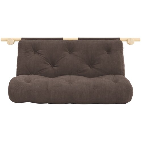 Karup Design Tamno smeđa sklopiva sofa od samta 180 cm Hooked – Cijene