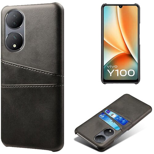 INORCO Ovitek za telefon z zaščito pred padci za vivo Y100 5G, dvojne reže za kartice, PU usnjen ovitek za osebni računalnik, (22034050) Cene
