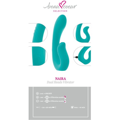  Beau Coeur Naira - G-točka i klitoris podraživač vibrator (zeleni) Slike