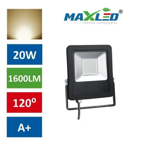 MAX-LED led reflektor star premium 20W toplo beli 3000K