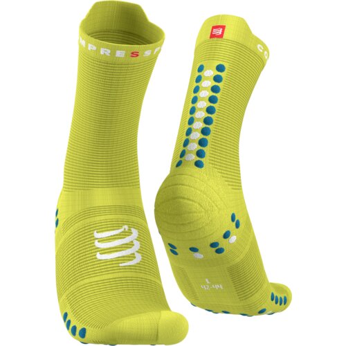 Čarape Compressport PRS V4.0 Run High Primerose/Fjord Blue - T2 Cijene