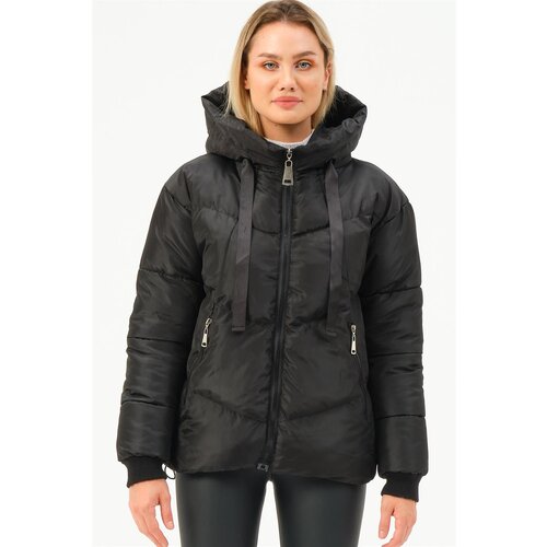 Dewberry Z6771 WOMEN&amp;#039;S COAT-BLACK Slike