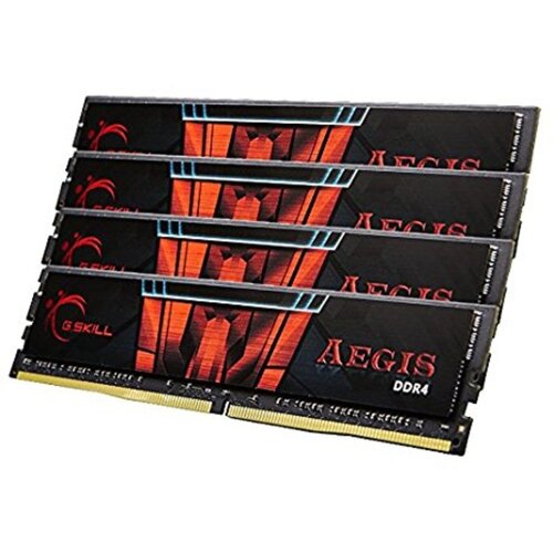 G.skill 64Gb Aegis Ram Memory (4X 16Gb) Ddr4 2400Mhz, (21408757) Slike