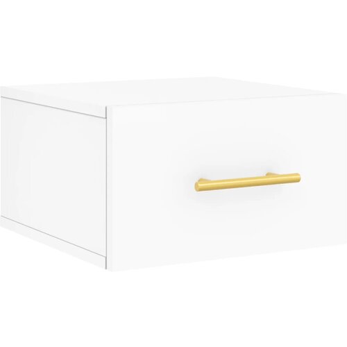 Maison Chic Stenska Nočna omarica - Nočna miza bela 35x35x20 cm, (21686898) Slike