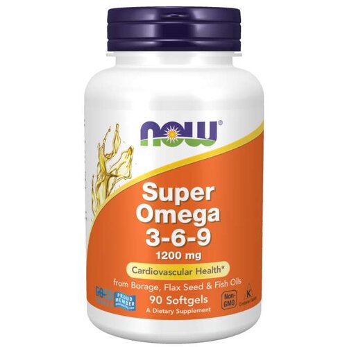 Now Foods Super Omega 3-6-9 180 капс. Slike