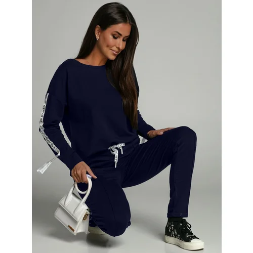 Fasardi Women's navy blue tracksuit