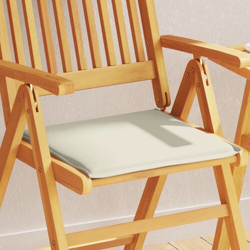 VidaXL Vrtne podloge za sjedalo 6 kom krem 45x45x2 cm četvrtaste Slike