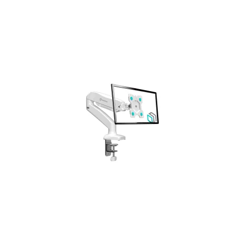 ONKRON Monitor Desk Mount for 13 to 32-Inch LCD LED OLED Screens up to 8 kg, White