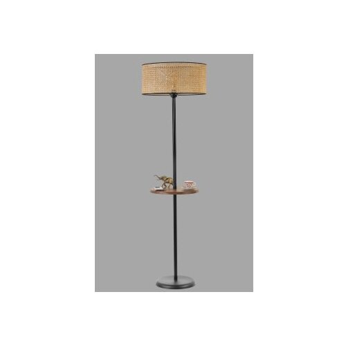 Opviq mercan 8737-1 blackrattan floor lamp Slike