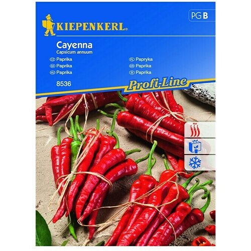 KIEPENKERL Profi-Line Sjeme povrća Paprika Cayenna (Capiscum annum, Berba: Kolovoz) Slike