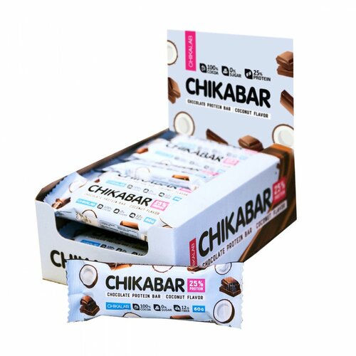 Chikalab Chikabar Preliveni proteinski bar sa punjenjem Kokos 60g Cene