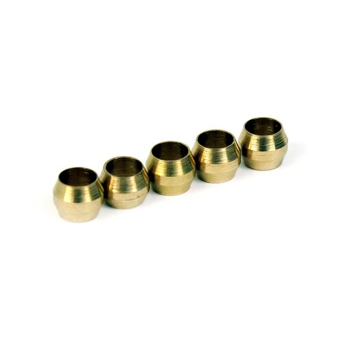 Micro-Swiss Compression Sleeves - Brass, 4 mm, 5 pcs Slike