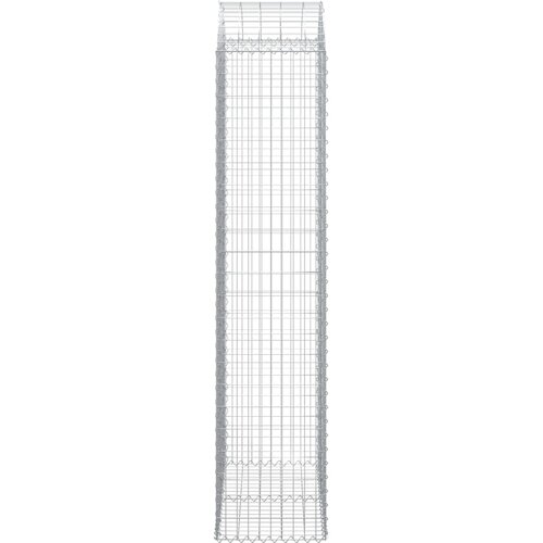  Gabionska ko&amp;scaron;ara s lukom 100x50x220/240 cm pocinčano željezo Slike