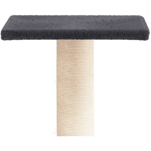  Grebalica za mačke s platformom tamnosiva 38 cm Slike