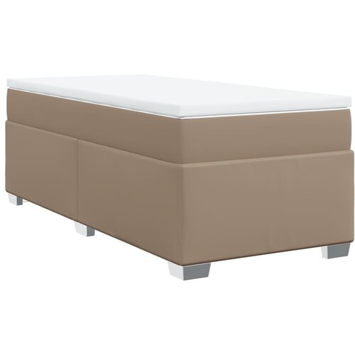 Maison Chic Box spring postelja - Vzmetna postelja z vzmetnico kapučino 80x200 cm umetno usnje SL11171, (21901566) Slike