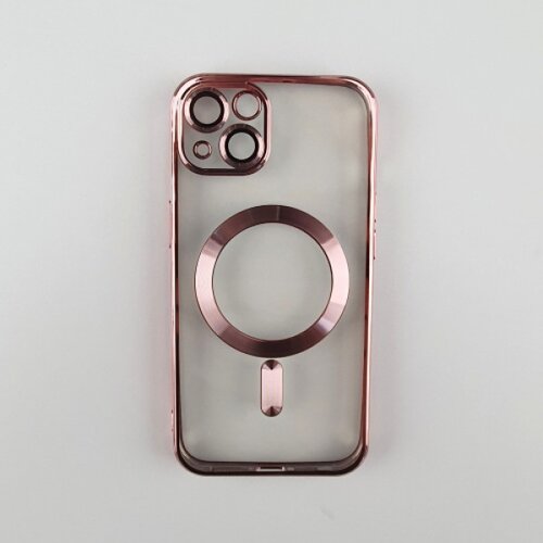  silikonska futrola magsafe iphone 13 roze Slike