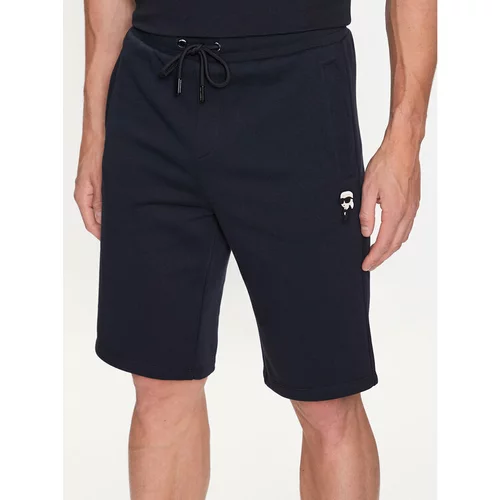 Karl Lagerfeld Športne kratke hlače 705046 532900 Mornarsko modra Regular Fit