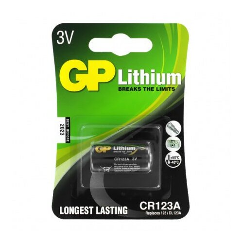 Gp litijumska baterija CR123A-U1 Slike