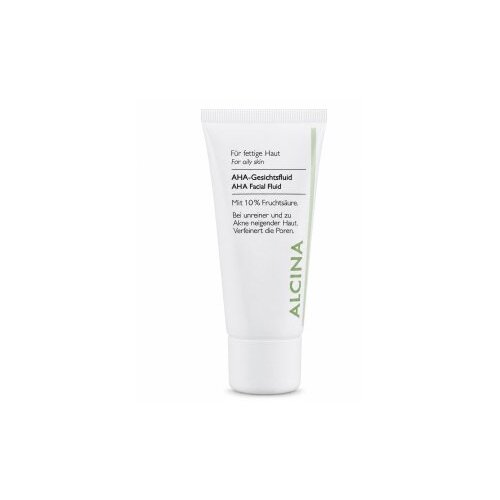 ALCINA For Oily Skin AHA Facial Fluid, 10% kemični piling za mastno kožo 50 ml za ženske Cene