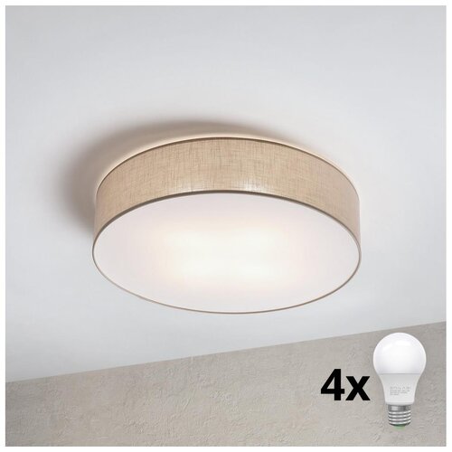  Brilagi - LED plafonsko svetlo SIRIJA 4xE27/60W/230V Ø 60 cm bež Cene