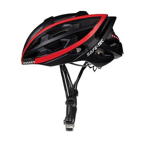 Safe-Tec TYR crna crvena L (58cm - 61cm) Slike