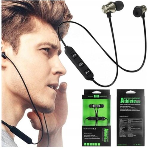  Magnetne bluetooth 4.2 bežične sportske slu&amp;scaron;alice + mikrofon Slike