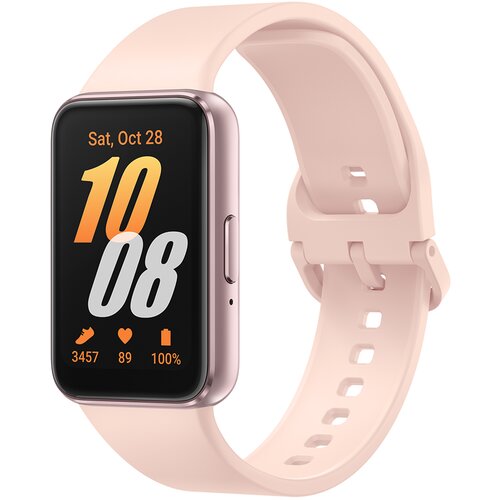 Samsung Galaxy Fit3 IP68 5ATM povezana ura s silikonskim trakom, Roza, (5000039209) Cene