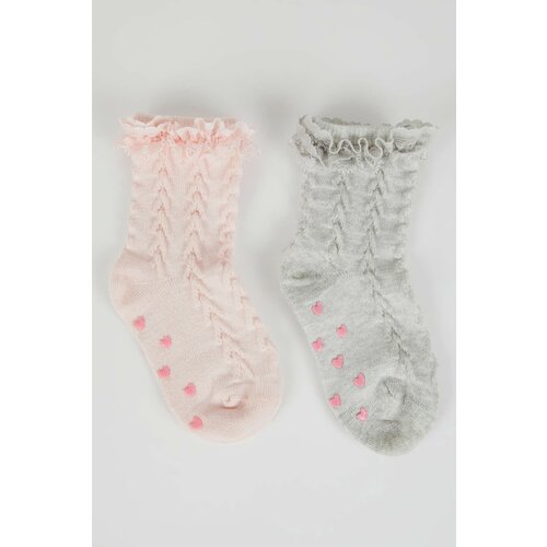 Defacto baby girl 2-pack long socks Slike