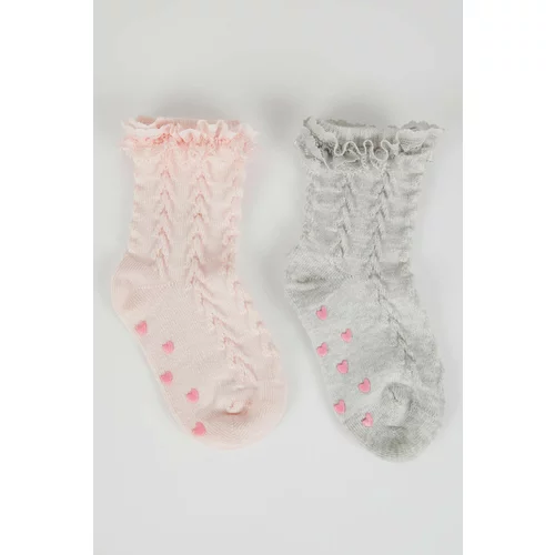Defacto Baby Girl 2-pack Long Socks