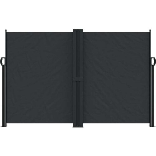  Bočna tenda na uvlačenje crna 160 x 1000 cm Slike
