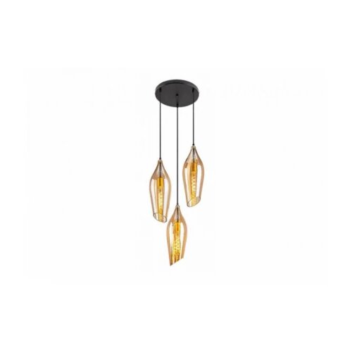 Rabalux Visilica Bellini E27 3x MAX 60W crna (72203) Slike