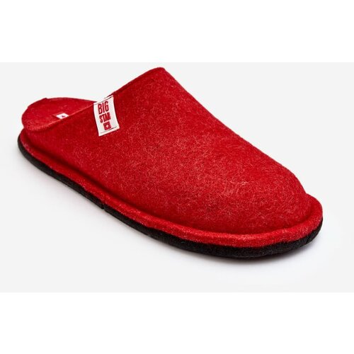 Big Star Classic Women's Slippers KK276012 Red Slike