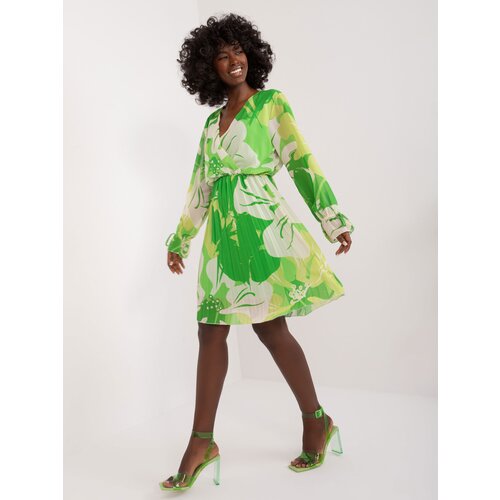 Italy Moda Dress-DHJ-SK-17116.27-Light Green Cene