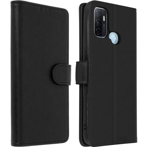 AVIZAR folio case oppo A53 , oppo A53s z držalom za kartico - crna, (20616251) Cene