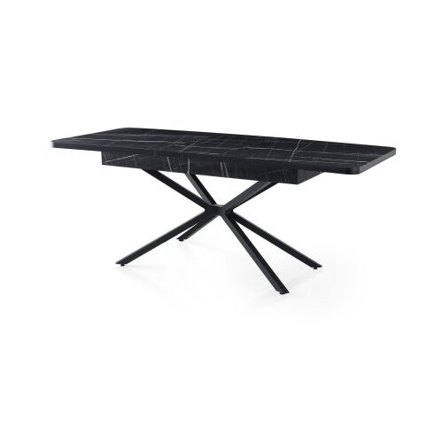 Hanah home Trpezarijski sto Falcon - 2962, 160x79x90 cm, Crni Slike