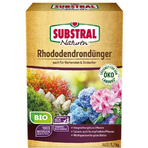 Naturen Bio gnojilo za rododendrone Substral (1,7 kg, organsko mineralno gnojilo, dolgotrajni učinek)