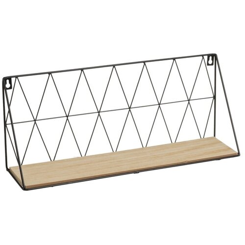 Casa Selecci&amp;oacute;n Črna/naravna polica 48 cm &amp;ndash; Slike