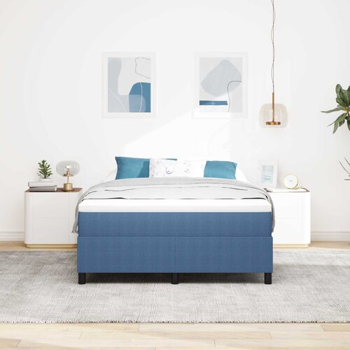  Krevetna platforma Plava 140 x 190 cm Kordura tekstil Slike