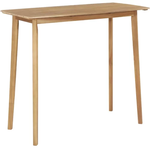 vidaXL Barska miza 120x60x105 cm trden akacijev les, (20665632)