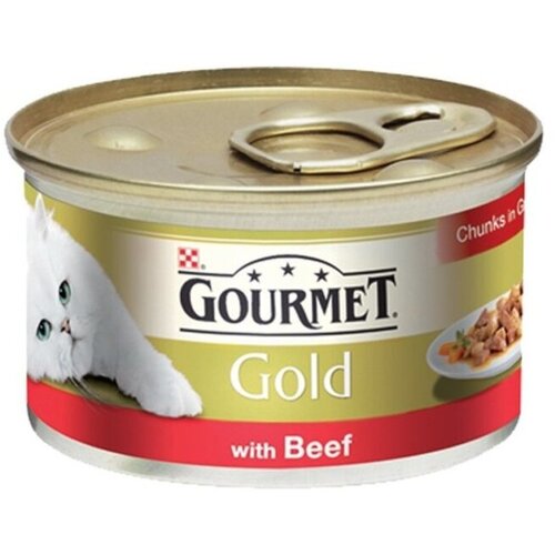 Gourmet hrana za mačke gold govedina 85g Slike